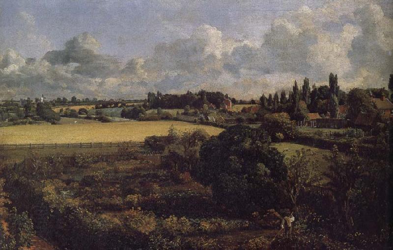 John Constable The Kitchen Garden at East Bergholt House,Essex China oil painting art